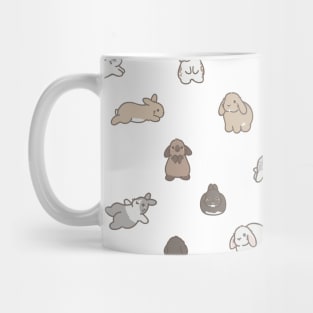 Bunnies Galore Pattern Mug